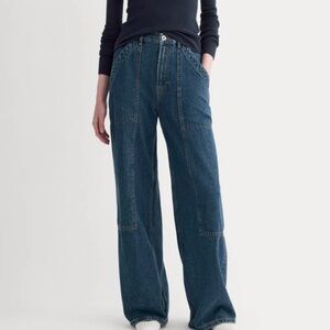 Everlane Carpenter Jean 32 Regular Color: Mid Indigo